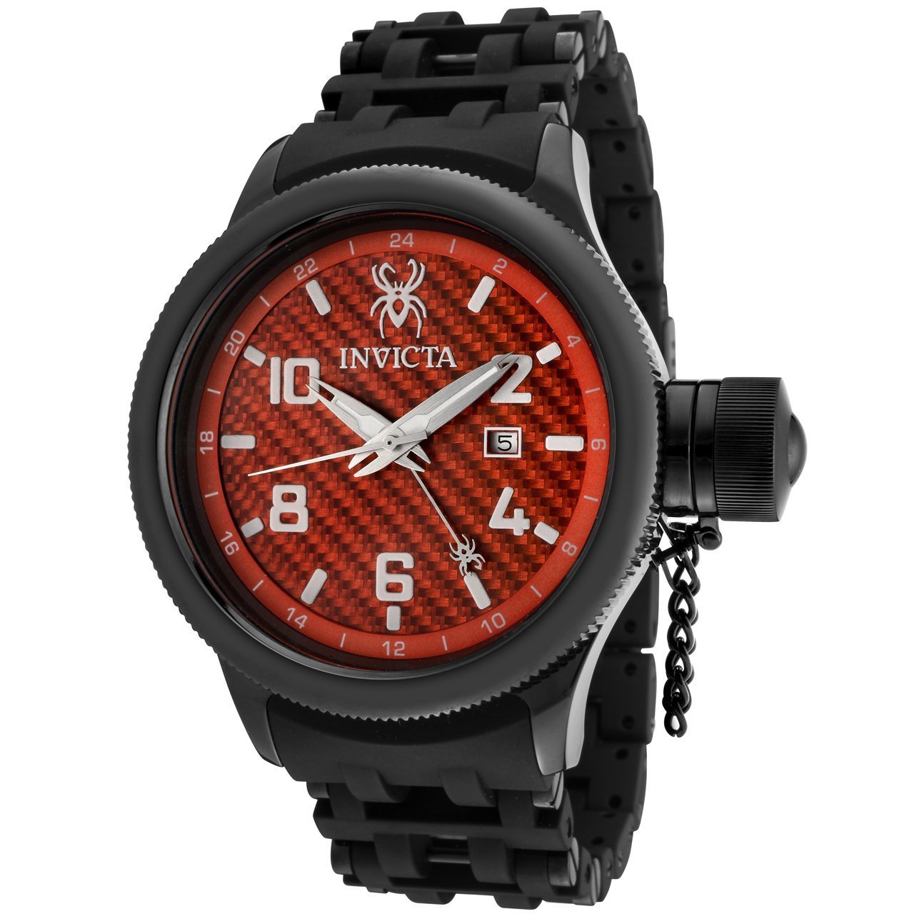 Invicta Russian Spider Red Dial Men's Watch 0563