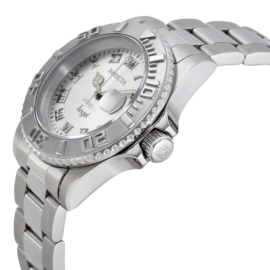 Invicta Angel Silver-tone Dial Stainless Steel Ladies Watch 14320 - Image 2