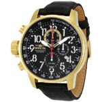 Invicta I-Force Lefty Chronograph Black Dial Gold-tone Lefty Men's Watch 1515