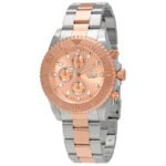 Invicta Pro Diver Chronograph Rose Dial Two-tone Men's Watch 1775