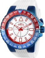 Invicta Aviator Quartz White Dial Pepsi Dial Men's Watch 23997