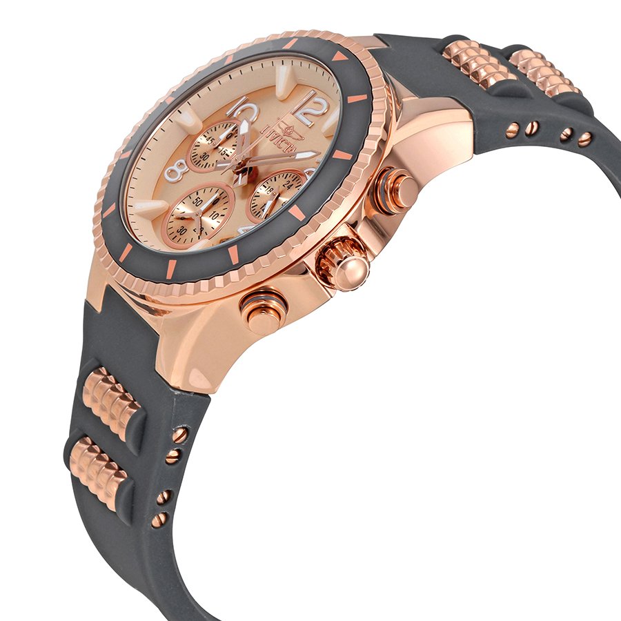 Invicta BLU Chronograph Rose Dial Ladies Watch 24189 - Image 2