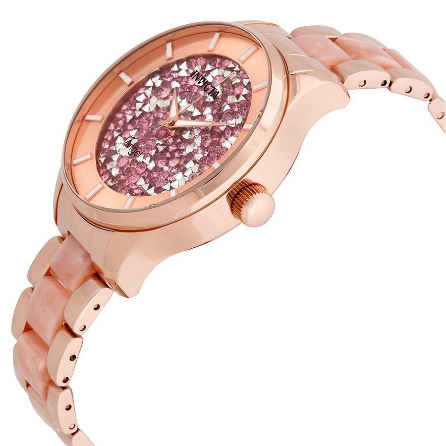 Invicta Angel Rose Dial Ladies Watch 24663 - Image 2
