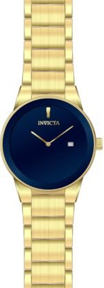 Invicta Specialty Quartz Blue Dial Yellow Gold-tone Men's Watch 29472