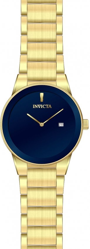 Invicta Specialty Quartz Blue Dial Yellow Gold-tone Men's Watch 29472