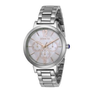 Invicta Angel Quartz White Mother of Pearl Dial Ladies Watch 31082