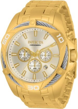 Invicta Bolt Chronograph Quartz Silver Dial Men's Watch 34121