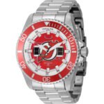 Invicta NHL New Jersey Devils Quartz Red Dial Men's Watch 42253