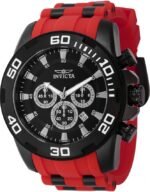 Invicta Pro Diver SCUBA Chronograph GMT Quartz Black Dial Men's Watch 44546