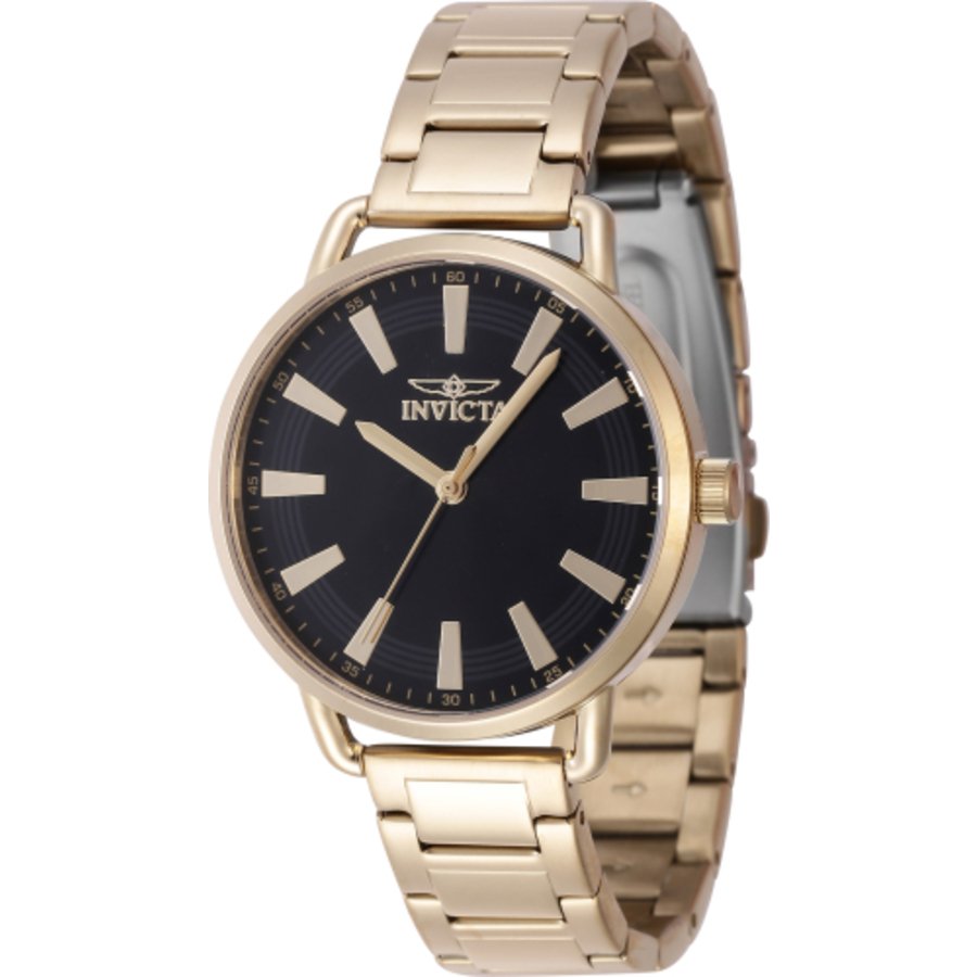 Invicta Wildflower Quartz Black Dial Ladies Watch 47322
