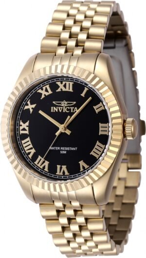Invicta Specialty Quartz Black Dial Ladies Watch 47417