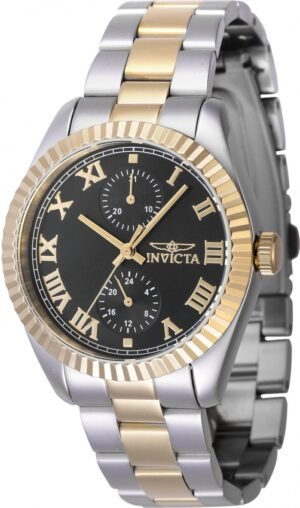 Invicta Specialty GMT Quartz Black Dial Ladies Watch 47439