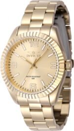 Invicta Specialty Quartz Gold Dial Ladies Watch 47475