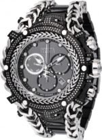 Invicta Gladiator Chronograph Quartz Diamond Black Dial Men's Watch 48419
