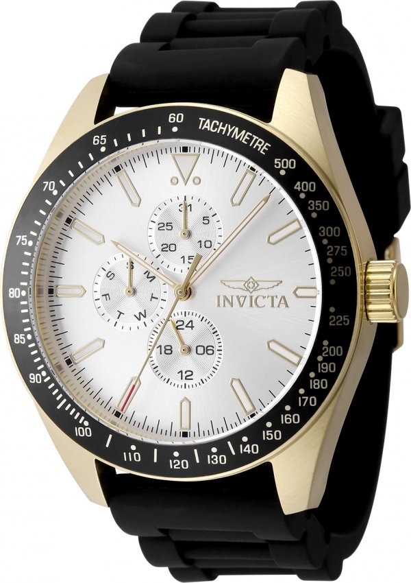 Invicta Aviator Quartz Silver Dial Men's Watch 48857