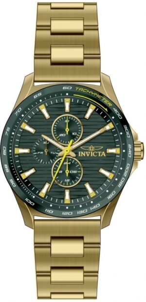 Invicta Racing Quartz Green Dial Men's Watch 48870