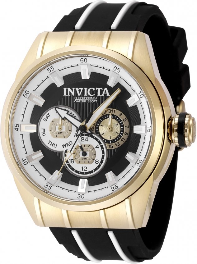 Invicta Speedway Quartz Black Dial Men's Watch 49055
