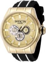 Invicta Speedway Quartz Gold Dial Men's Watch 49056