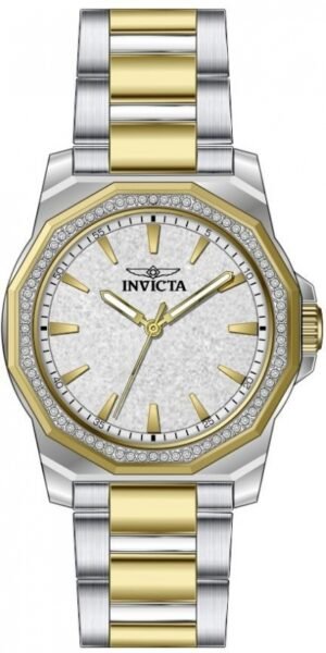 Invicta Speedway Quartz Crystal Silver Dial Ladies Watch 49129
