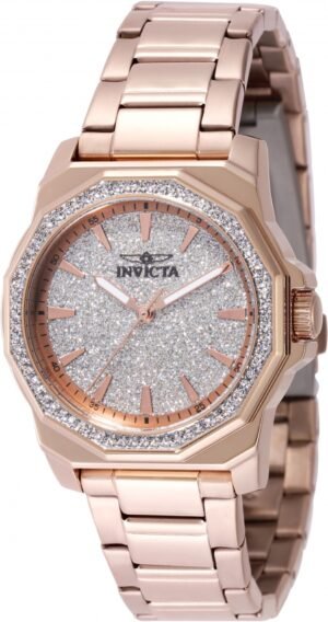 Invicta Speedway Quartz Crystal Silver Dial Ladies Watch 49131
