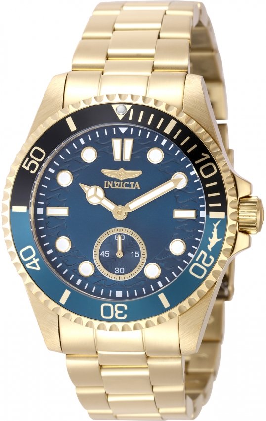 Invicta Pro Diver Quartz Blue Dial Batman Bezel Men's Watch 49435
