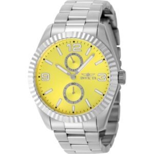 Invicta Specialty Quartz Yellow Dial Men's Watch 49528