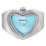 Invicta Mini Angel Quartz Light Blue Dial Ladies Ring Watch 49573