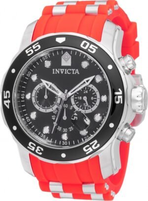 Invicta Pro Diver SCUBA Chronograph GMT Quartz Black Dial Men's Watch 49829