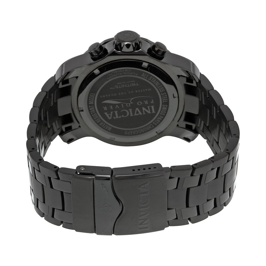 INVICTA Pro Diver Chronograph Black Dial Men's Watch 0076 - Image 3