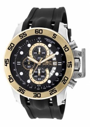 I-Force Chronograph Black Carbon Fiber Dial Black Polyurethane Men's Watch 19253 - luxury watch