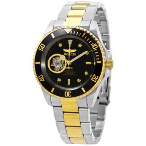 INVICTA Pro Diver Automatic Black Dial Two-tone Men's Watch 20438