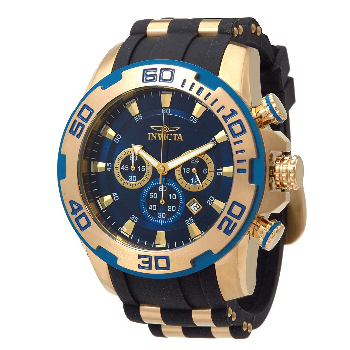 Pro Diver Chronograph Quartz Blue Dial Men's Watch 22341 - luxury watch
