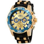 Pro Diver Chronograph Gold Dial Men's Watch 22343 - luxury watch
