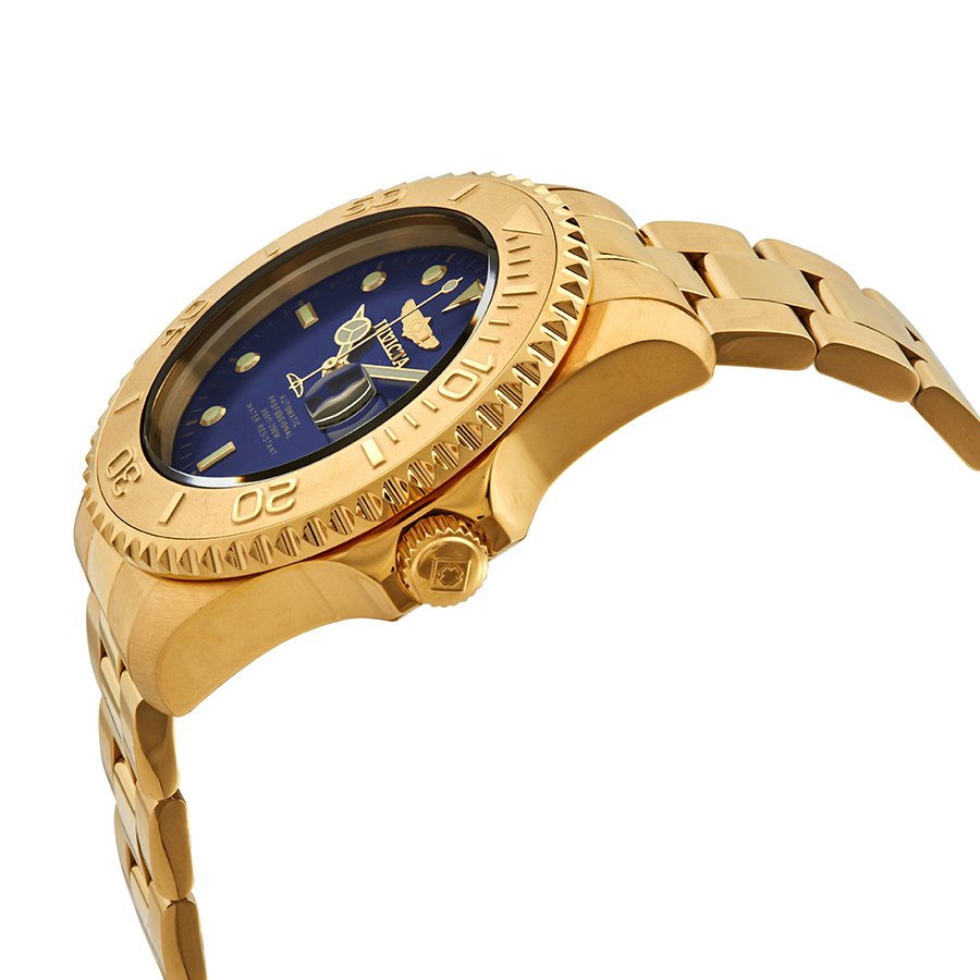 INVICTA Pro Diver Automatic Date Blue Dial Yellow Gold-tone Men's Watch 28951 - Image 2