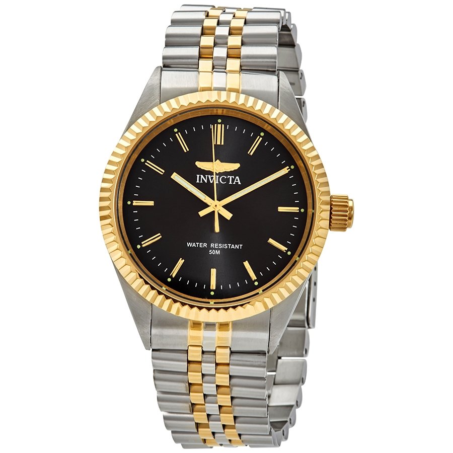 Specialty Black Dial Two-tone Men's Watch 29377 - luxury watch