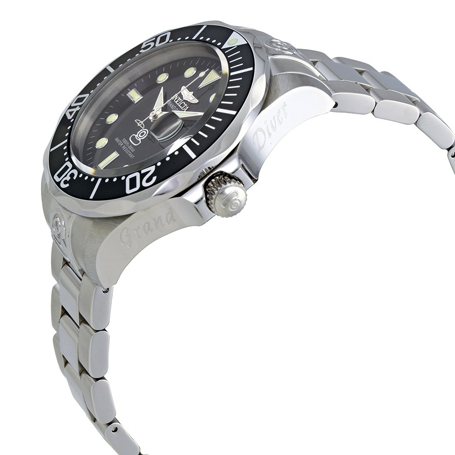 INVICTA Pro Diver Grand Diver Automatic Black Dial Men's Watch 3044 - Image 2