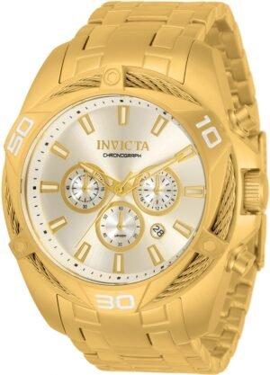 INVICTA Bolt Chronograph Quartz Gold Dial Men's Watch 34123