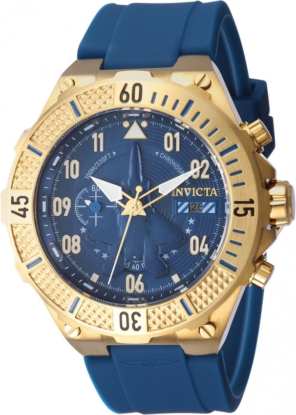 INVICTA Aviator Chronograph Quartz Blue Dial Men's Watch 39890