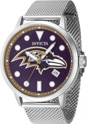 INVICTA Nfl Baltimore Ravens Quartz Blue Dial Men's Watch 47976