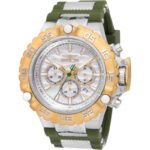 Subaqua Poseidon Chronograph GMT Quartz Silver Dial Men's Watch 48554 - luxury watch