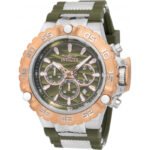 Subaqua GMT Chronograph Olive Green and Rose Gold Dial Men's Watch 48555 - luxury watch