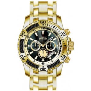 Pro Diver SCUBA Chronograph GMT Quartz Black Dial Men's Watch 49854 - luxury watch