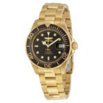 Pro Diver Automatic Black Dial Gold-plated Men's Watch 8929 - luxury watch