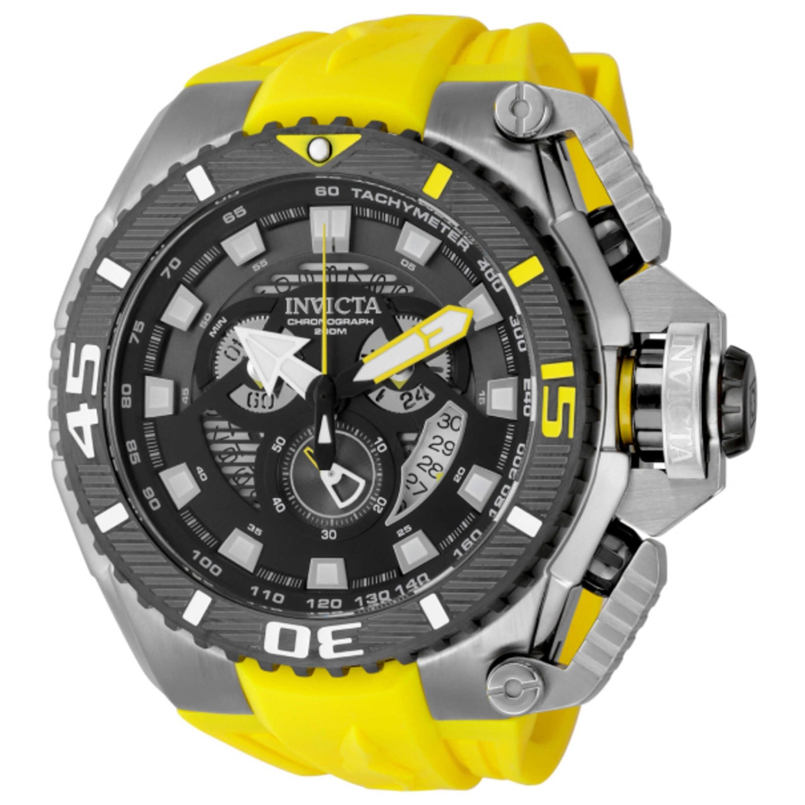 Sea Hunter 57mm Black Dial Men's Quartz Watch IN-49625