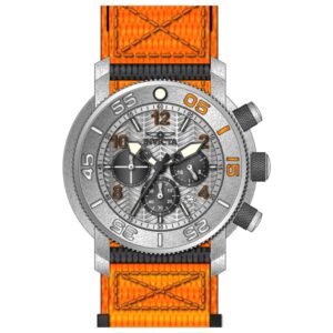 Coalition Forces 50mm Black and Silver Dial Men's Quartz Watch IN-50093