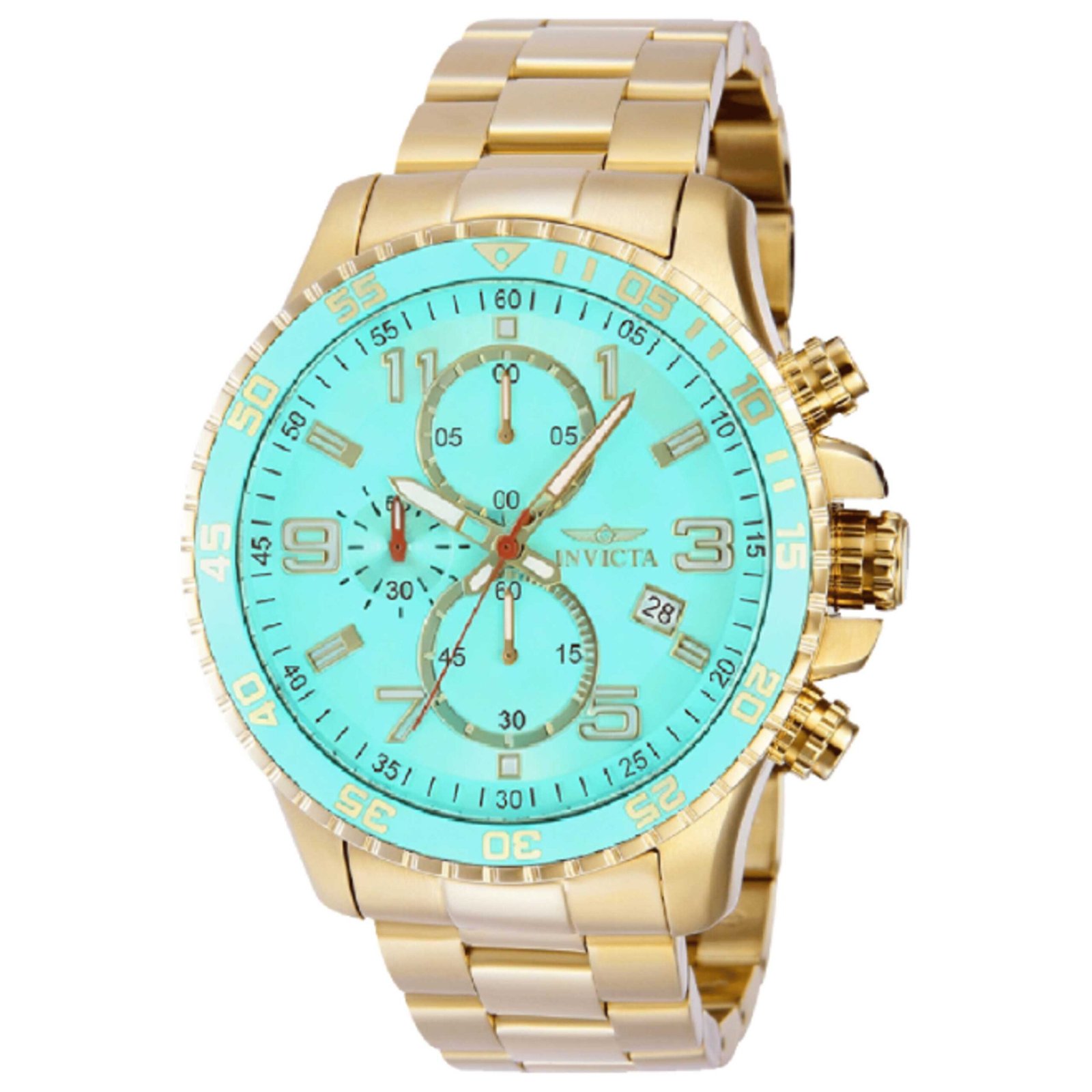 Specialty 48mm Light Blue Dial Men's Quartz Watch IN-69821