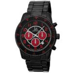 Joshua & Sons Chronograph Black Dial Black Alloy Men's Watch JS67RD