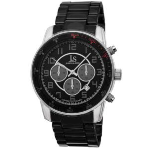 Joshua & Sons Chronograph Black Dial Black Alloy Men's Watch JS67SSB