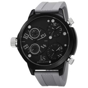 Black Dial Men's Quartz Watch JS-40-GY