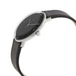 JUNGHANS Max Bill Quartz Sunray Brush Dark Grey Dial Men's Watch 41/4465.02
